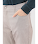 クロスストレッチ スリムパンツ ヘリンボン