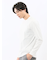 【DRESS T-SHIRT】シルケットスムス スロープネック 長袖Tシャツ