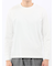 【DRESS T-SHIRT】シルケットスムス スロープネック 長袖Tシャツ