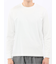 【DRESS T-SHIRT】シルケットスムス スロープネック 長袖Tシャツ