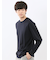 【DRESS T-SHIRT】シルケットスムス スロープネック 長袖Tシャツ