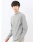 【DRESS T-SHIRT】シルケットスムス モックネック 長袖Tシャツ