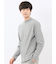 【DRESS T-SHIRT】シルケットスムス モックネック 長袖Tシャツ