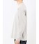 ソロナ天竺 クルーネック 長袖Tシャツ