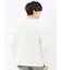 千鳥ジャガード クルーネック長袖Tシャツ