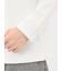 千鳥ジャガード クルーネック長袖Tシャツ
