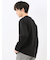 千鳥ジャガード クルーネック長袖Tシャツ