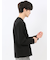 千鳥ジャガード クルーネック長袖Tシャツ