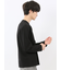千鳥ジャガード クルーネック長袖Tシャツ