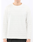 リンクスボーダージャガード クルーネック長袖Tシャツ
