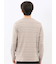 リンクスボーダージャガード クルーネック長袖Tシャツ