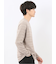 リンクスボーダージャガード クルーネック長袖Tシャツ