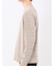 リンクスボーダージャガード クルーネック長袖Tシャツ