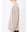 リンクスボーダージャガード クルーネック長袖Tシャツ