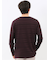リンクスボーダージャガード クルーネック長袖Tシャツ