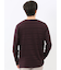 リンクスボーダージャガード クルーネック長袖Tシャツ
