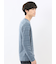 リンクスボーダージャガード クルーネック長袖Tシャツ
