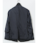 ストレッチポンチ スリムフィット 2ボタンジャケット カルゼ紺