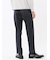 TechMove スリムフィット ノータックパンツ カルゼ紺(セットアップ可能)