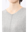 ハンドウォッシャブル センターハギ Vネック ニットプルオーバー