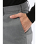 クロスストレッチ裏起毛 スリムフィット ノータックスラックス グレー(セットアップ可能)