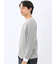 マルチボーダー クルーネック長袖Tシャツ