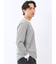 マルチボーダー クルーネック長袖Tシャツ