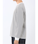 マルチボーダー クルーネック長袖Tシャツ