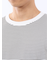 マルチボーダー クルーネック長袖Tシャツ