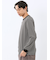 マルチボーダー クルーネック長袖Tシャツ