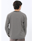 マルチボーダー クルーネック長袖Tシャツ