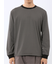 マルチボーダー クルーネック長袖Tシャツ