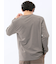 マルチボーダー クルーネック長袖Tシャツ