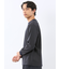 マルチボーダー クルーネック長袖Tシャツ