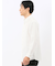 綿混 起毛ワッフル レギュラーカラー長袖シャツ