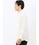 綿混 起毛ワッフル レギュラーカラー長袖シャツ