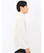 綿混 起毛ワッフル レギュラーカラー長袖シャツ