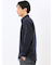 綿混 起毛ワッフル レギュラーカラー長袖シャツ