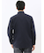 綿混 起毛ワッフル レギュラーカラー長袖シャツ