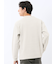 ウェーブジャガード クルーネック長袖Tシャツ