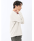 ウェーブジャガード クルーネック長袖Tシャツ