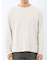 ウェーブジャガード クルーネック長袖Tシャツ