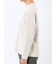 ウェーブジャガード クルーネック長袖Tシャツ