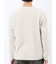 ウェーブジャガード クルーネック長袖Tシャツ