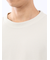ウェーブジャガード クルーネック長袖Tシャツ