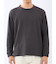ウェーブジャガード クルーネック長袖Tシャツ