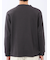 ウェーブジャガード クルーネック長袖Tシャツ