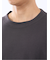 ウェーブジャガード クルーネック長袖Tシャツ