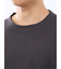 ウェーブジャガード クルーネック長袖Tシャツ