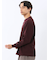 ウェーブジャガード クルーネック長袖Tシャツ